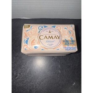 International Camay Natural Fresh Scent Soap, 3 Bars x 4.4oz Each